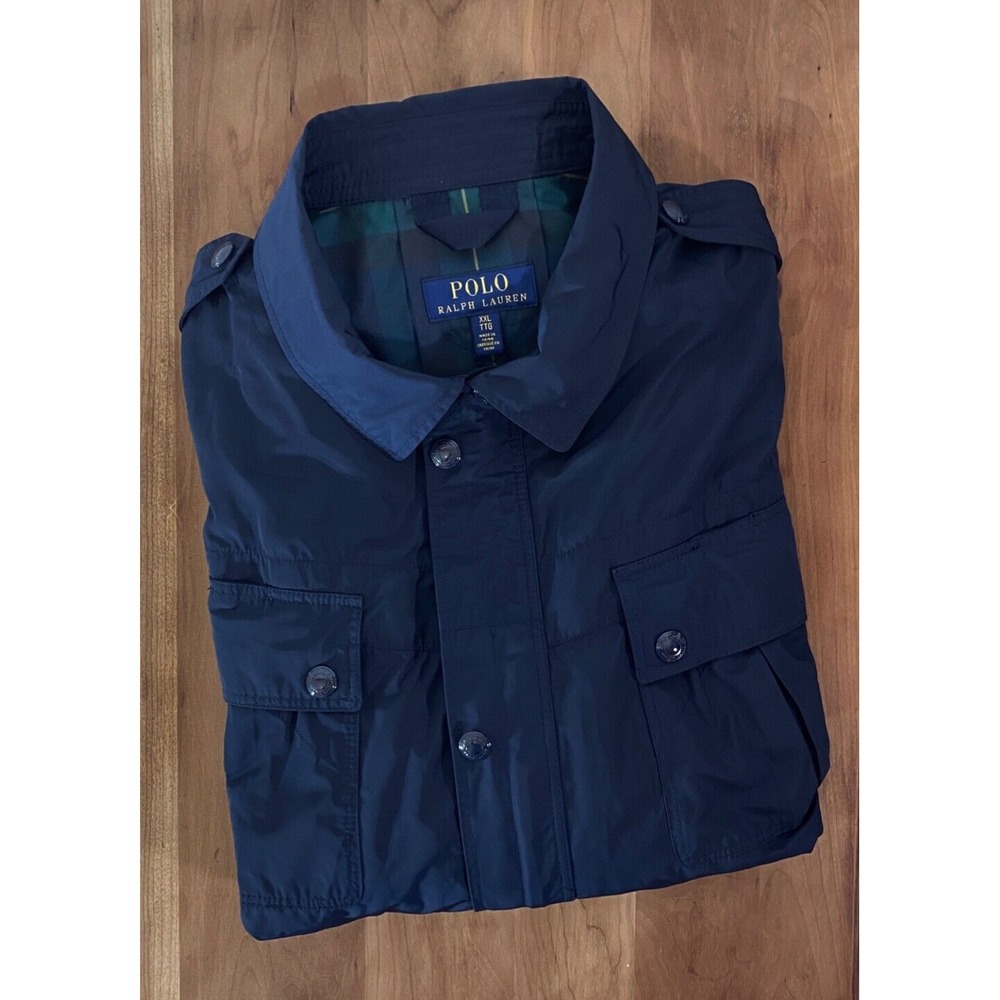 Men's POLO RALPH LAUREN Coat Jacket, Aviator Navy, Oxford, NWT‎